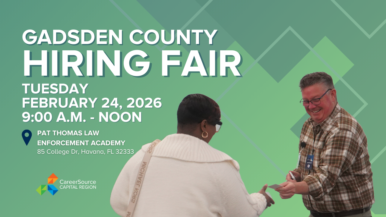 Looking for a Job in Gadsden County?&nbsp; Attend the Gadsden County Hiring Fair on February 24